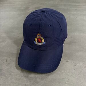 Bermuda‎ Islands Hat Navy Blue Red Gold Crest Yacht Sail Preppy Golf Breathable